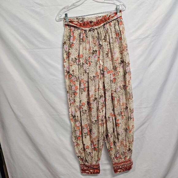 Free People Intimately Picnic Partay Pants Women Oversize XS Beige - Picture 7 of 14